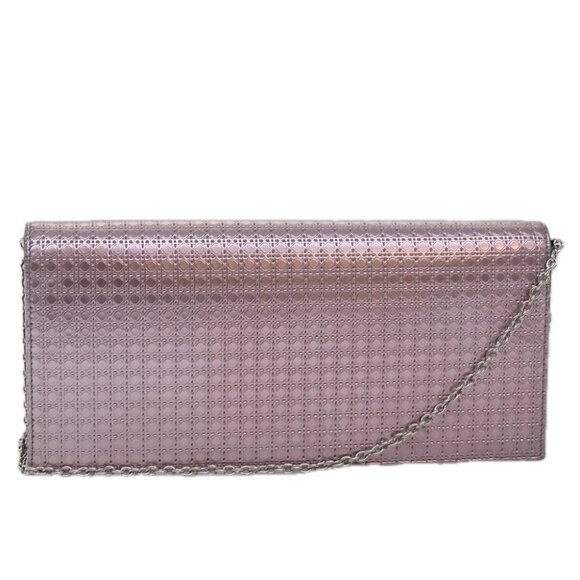 Christian Dior Lady Dior Canage Chain Shoulder Bag PVC Pink Auth ac3024V - Picture 1 of 16